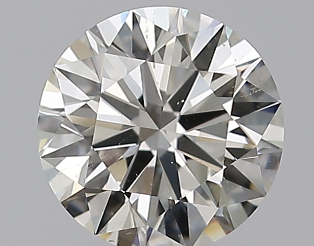 0.81 CaratJ-SI1 EX Cut Round Diamond