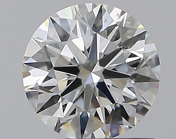 0.84 CaratJ-SI1 EX Cut Round Diamond