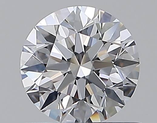 0.66 CaratD-IF EX Cut Round Diamond