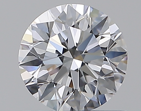 0.75 CaratD-VS2 EX Cut Round Diamond