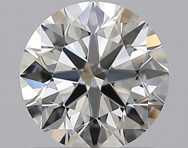 0.9 CaratJ-VS1 EX Cut Round Diamond