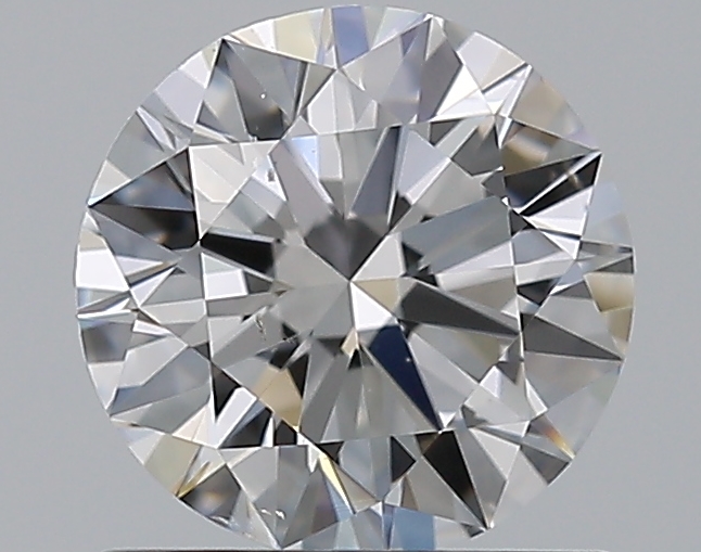 0.96 CaratD-SI1 EX Cut Round Diamond