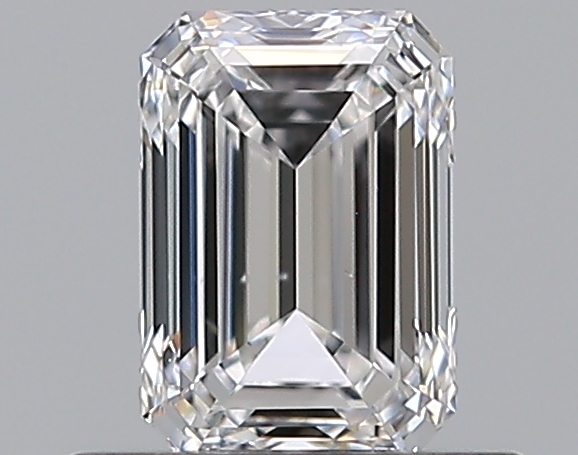 0.59 CaratD-VS2 - Cut Emerald Diamond