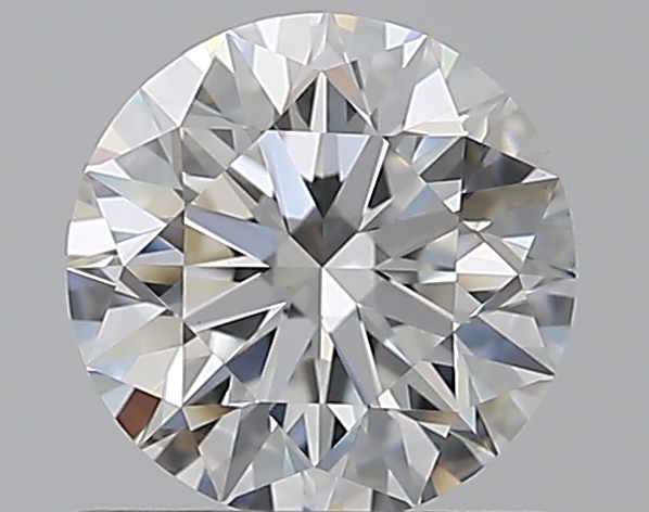 0.76 CaratF-VS1 EX Cut Round Diamond