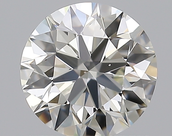 0.79 CaratJ-VS2 EX Cut Round Diamond