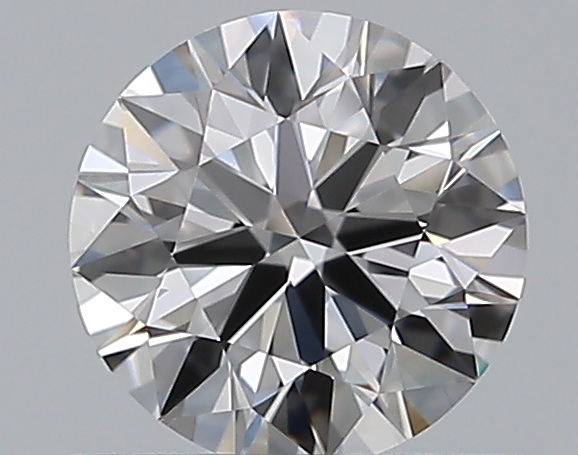 0.5 CaratD-VVS2 EX Cut Round Diamond