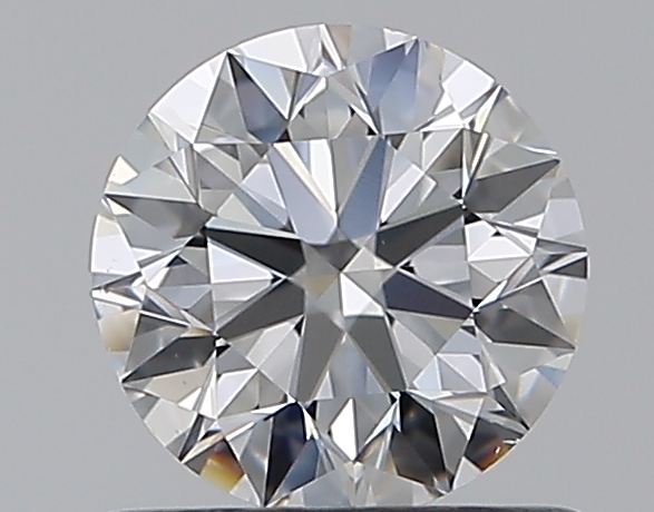 0.81 CaratF-VS2 EX Cut Round Diamond