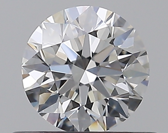 0.5 CaratE-VVS2 EX Cut Round Diamond