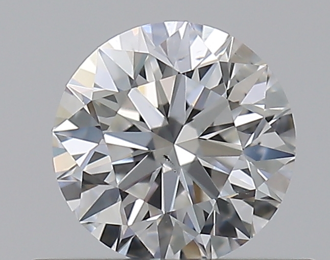 0.46 CaratF-SI1 EX Cut Round Diamond