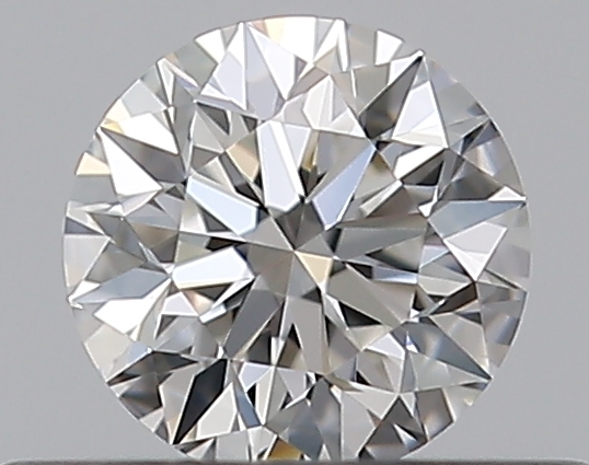 0.3 CaratF-VVS2 EX Cut Round Diamond