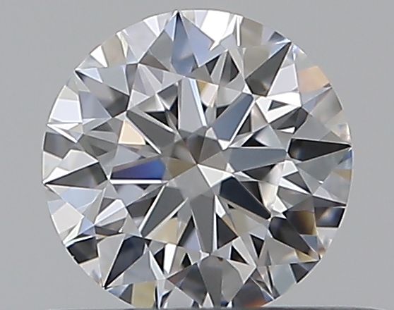 0.35 CaratD-VVS2 EX Cut Round Diamond