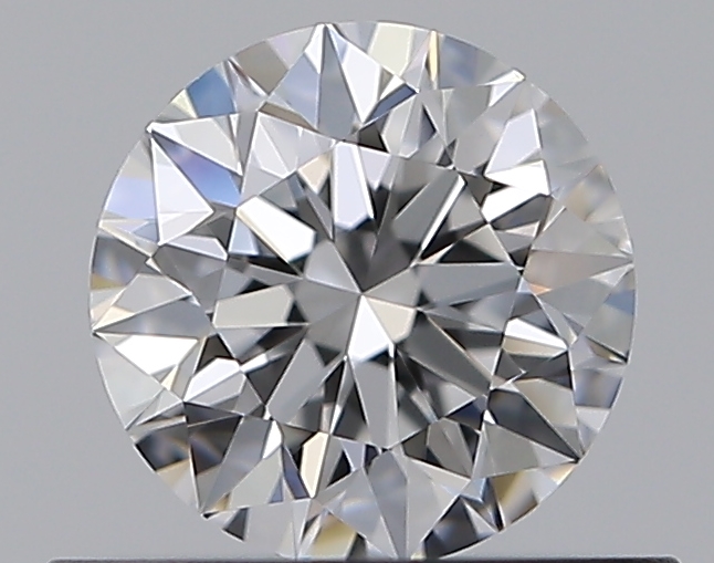 0.5 CaratD-VVS2 EX Cut Round Diamond