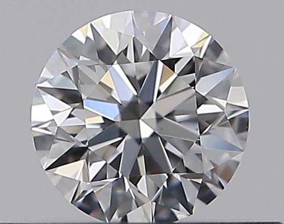 0.33 CaratE-VS2 EX Cut Round Diamond