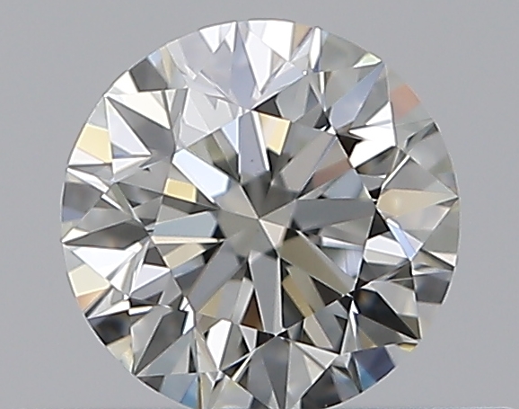 0.37 CaratJ-VVS2 EX Cut Round Diamond