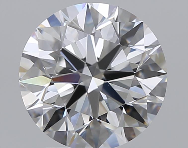 2 CaratE-VS1 EX Cut Round Diamond