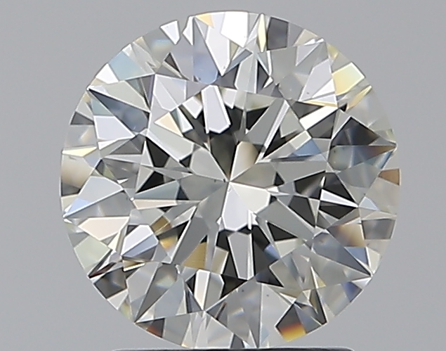 2.01 CaratJ-VS1 EX Cut Round Diamond