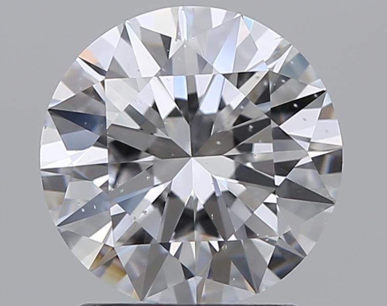 1.5 CaratD-SI1 EX Cut Round Diamond