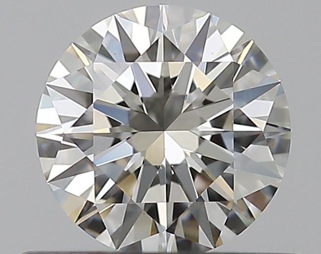 0.5 CaratJ-VS2 EX Cut Round Diamond