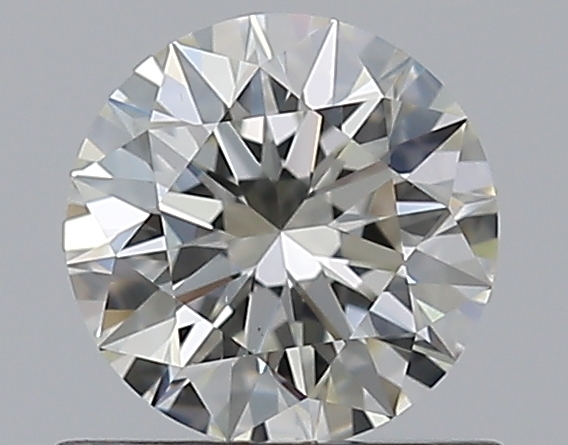 0.72 CaratJ-VS1 EX Cut Round Diamond