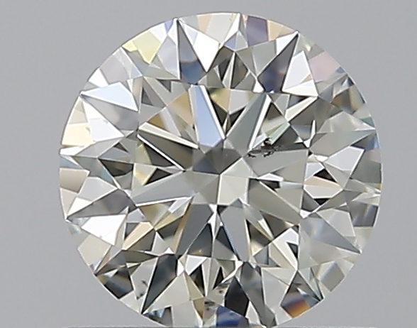 0.71 CaratK-SI1 EX Cut Round Diamond