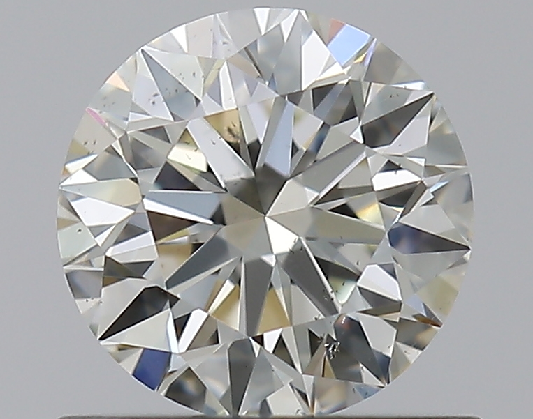 0.71 CaratK-SI1 EX Cut Round Diamond