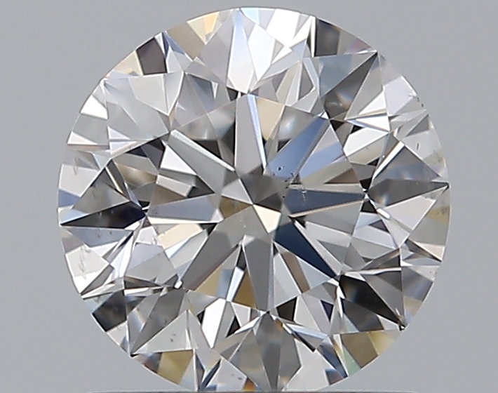 0.91 CaratE-SI1 EX Cut Round Diamond