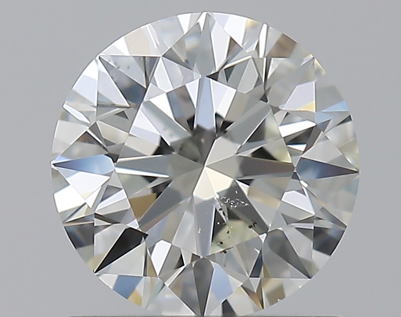 0.85 CaratJ-SI1 EX Cut Round Diamond