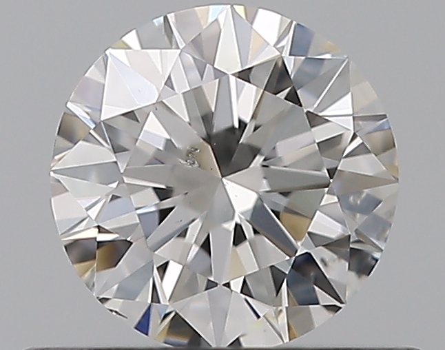 0.5 CaratF-SI1 EX Cut Round Diamond