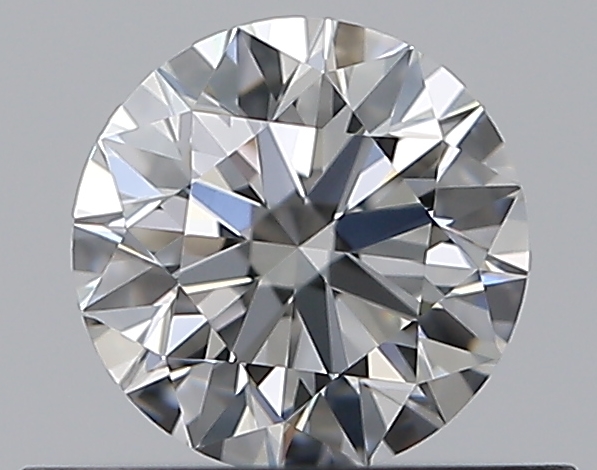 0.43 CaratF-VVS1 EX Cut Round Diamond