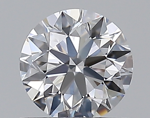 0.5 CaratD-VVS2 EX Cut Round Diamond