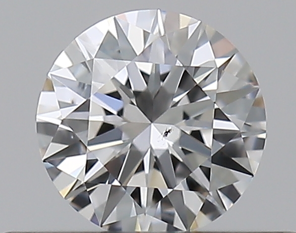 0.32 CaratF-SI1 EX Cut Round Diamond