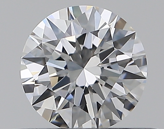 0.43 CaratF-VVS1 EX Cut Round Diamond