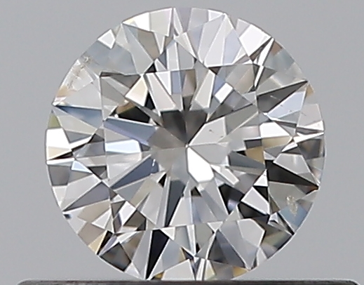 0.41 CaratE-SI2 EX Cut Round Diamond