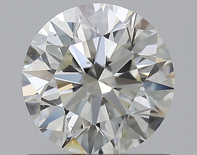 0.85 CaratJ-SI1 EX Cut Round Diamond