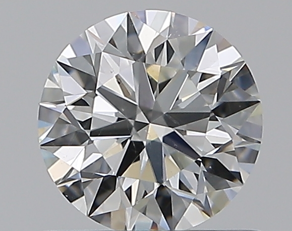 0.72 CaratI-SI1 EX Cut Round Diamond