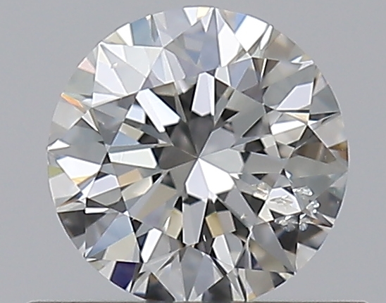 0.5 CaratF-SI2 EX Cut Round Diamond