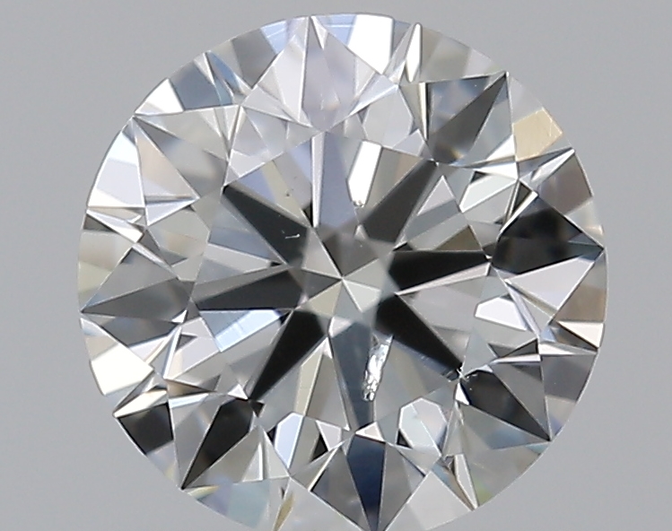 0.91 CaratH-SI2 EX Cut Round Diamond