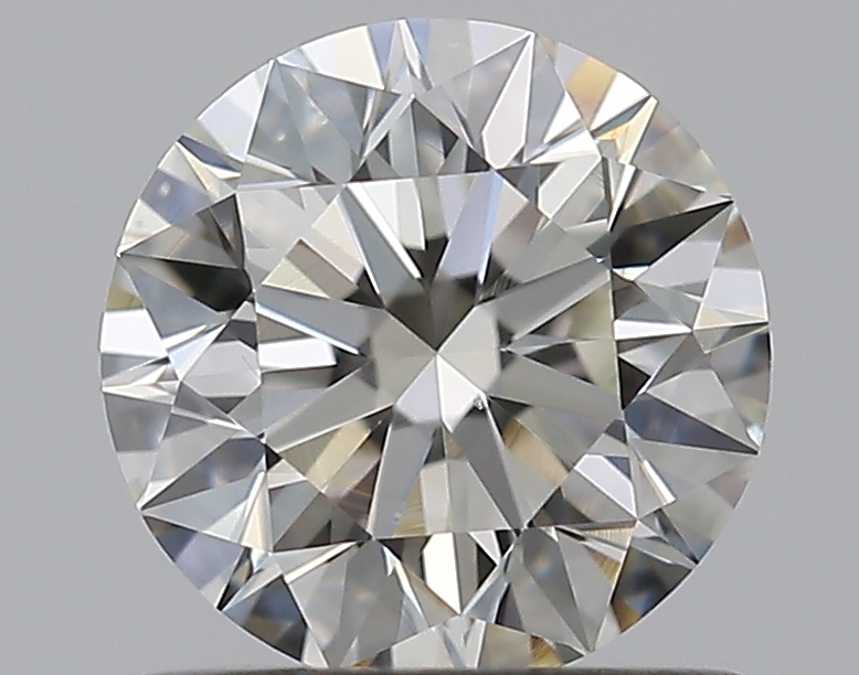 0.72 CaratJ-VS2 EX Cut Round Diamond
