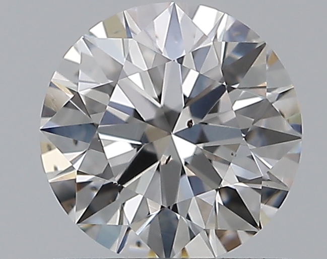 0.76 CaratF-SI1 EX Cut Round Diamond