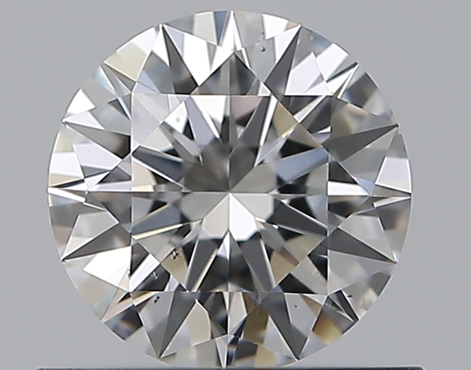 0.59 CaratF-SI1 EX Cut Round Diamond