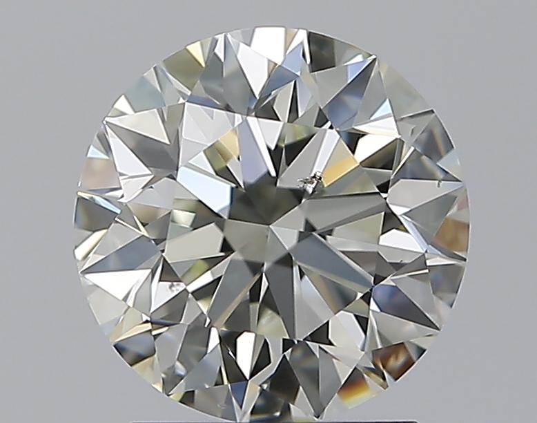 2.01 CaratL-SI1 EX Cut Round Diamond