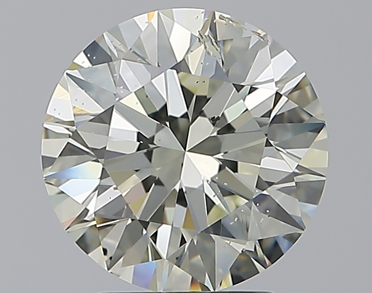 3.01 CaratM-SI2 EX Cut Round Diamond