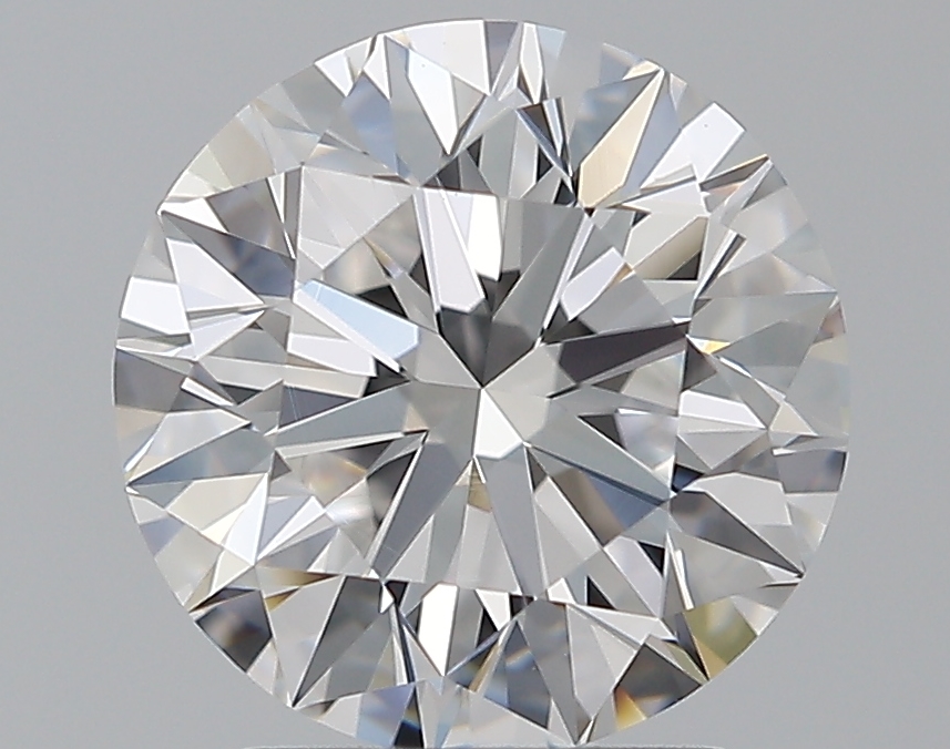 2.01 CaratD-VS1 EX Cut Round Diamond