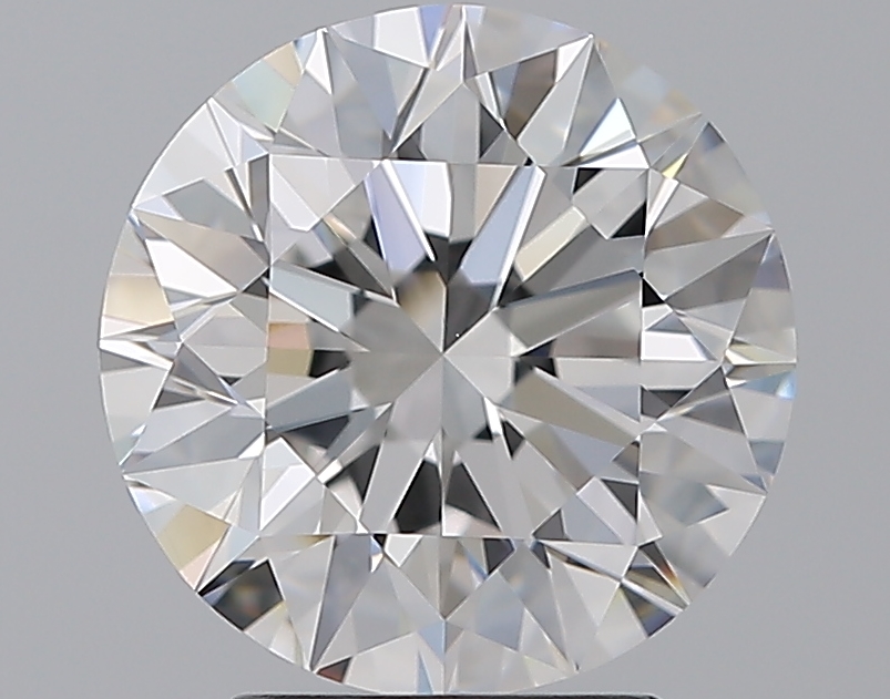 3.41 CaratD-VVS2 EX Cut Round Diamond
