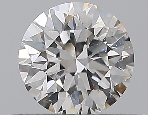 0.46 CaratF-SI2 EX Cut Round Diamond