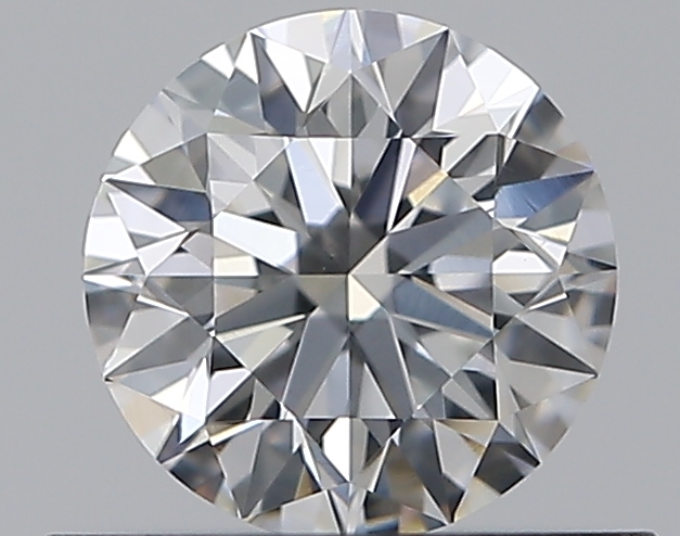 0.5 CaratF-VS2 EX Cut Round Diamond
