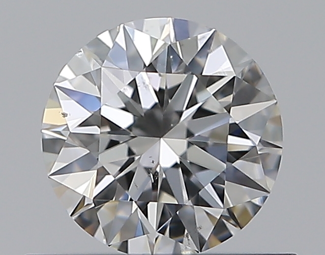 0.51 CaratF-SI1 EX Cut Round Diamond