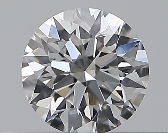 0.33 CaratF-VS2 EX Cut Round Diamond