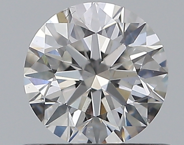 0.56 CaratF-SI1 EX Cut Round Diamond