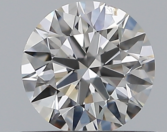 0.53 CaratH-SI2 EX Cut Round Diamond